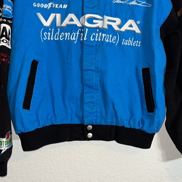 Vintage NASCAR Mark Martin #6 Roush RacingTeam coat Gatorade MacTools Race Core - Picture 3 of 10